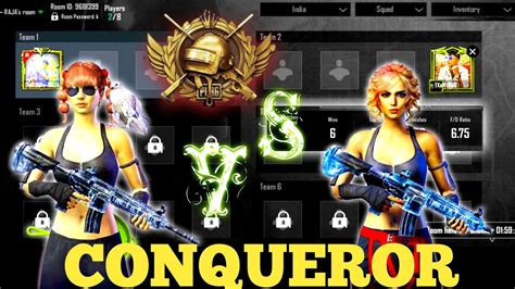 Conqueror Player Vs Me Ll Tdm Coming This Video Conqueror Tdm