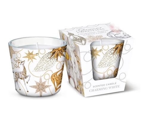 Bartek Candles Świeczka Charming White 115g (2069) • Cena, Opinie ...