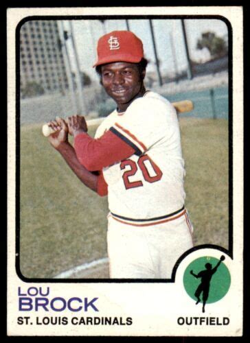 1973 Topps Set Break Lou Brock 320 NR MINT EBay