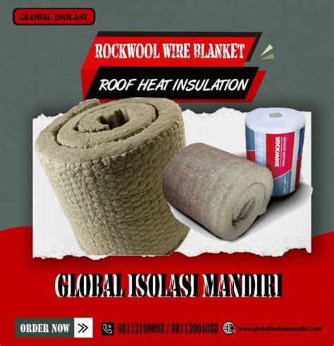 Jual Rockwool Wire Blanket D100 Murah