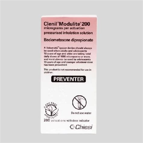 clenil modulite mcg inhaler  dose indicator mediglow