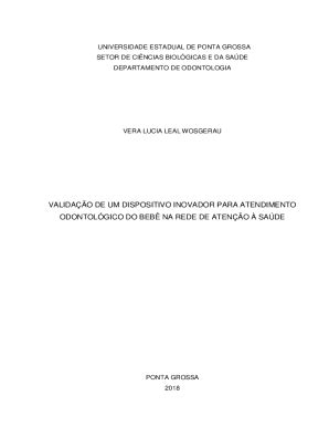 Fillable Online Validao De Um Dispositivo Inovador Para Atendimento