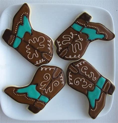 Cowboy Book Cookies Cowboy Cookies Sugar Cookies Decorated Pretty