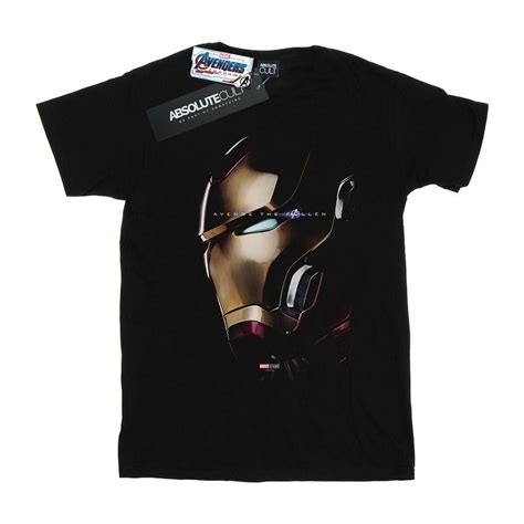 Marvel Avengers Endgame Avenge The Fallen Iron Man Noir V Tements T