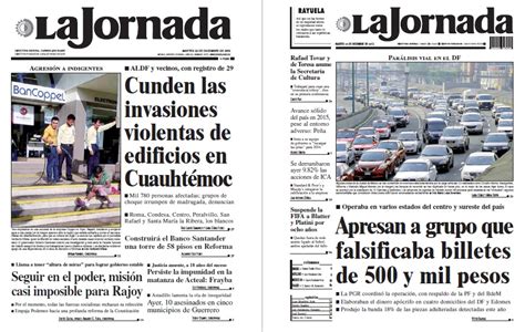 Noticias Guerrer S Sme Periódicos La Jornada Cunden Las Invasiones