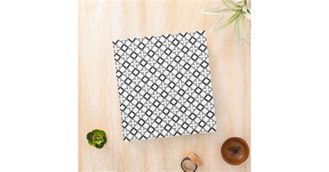 Black & White Geometric III 3-Ring Binder | Zazzle