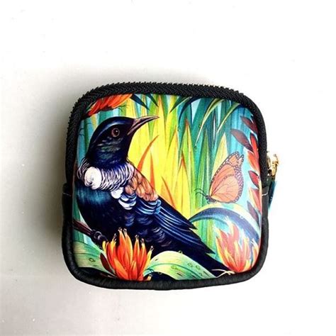 Tui Butterfly Coin Purse Gift Shop Glenfield Souvenirs Kiwiana