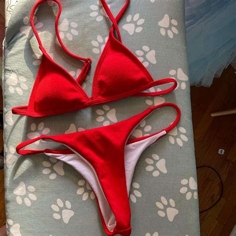 Triangle Bikini Set Next Day Shipping Size SM But Depop