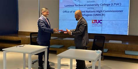 Luminus Technical University College And Unhcr Launch The Healthcare