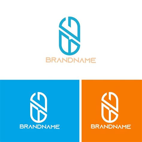 Premium Vector Modern Monogram Initial Letter Bg Logo Template