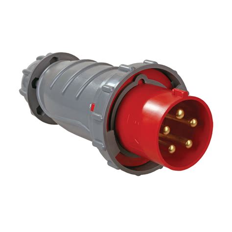 Вилка переносная 3ф 3P+PE+N 380В 63А IP67 ССИ-035 MAGNUM IEK