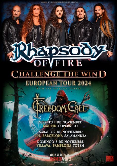 Rhapsody Of Fire Challenge The Wind European Tour