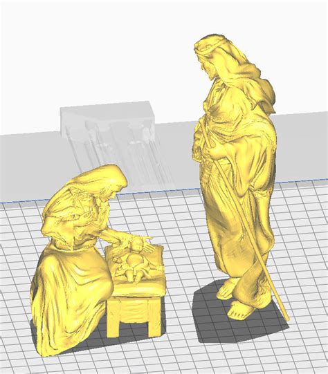 STL File 3D Nativity 3D Nativity Christmas Nativity Crib 3D Printing