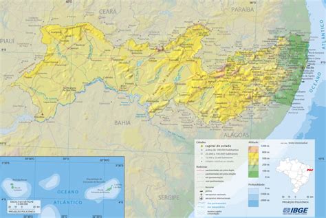 Mapa Do Litoral De Pernambuco LIBRAIN