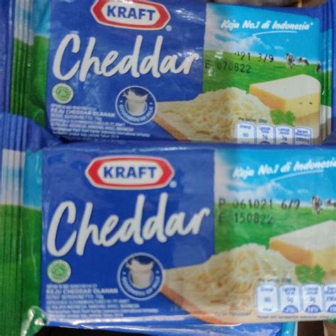 Jual Keju Kraft Cheddar Gr Shopee Indonesia