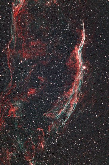 Western Veil Nebula NGC6960 Sky Telescope Sky Telescope