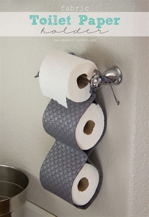 DIY Fabric Toilet Paper Holder | Make It and Love It