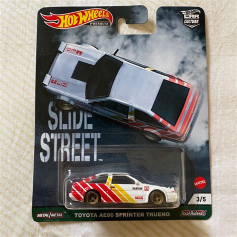 Hot Wheels Premium Toyota AE Sprinter Trueno Slide Street Shopee México