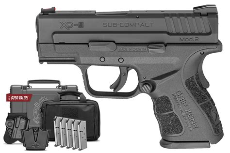 Springfield Xd Mod2 9mm Sub Compact Pistol With Instant Gear Up Package Vance Outdoors