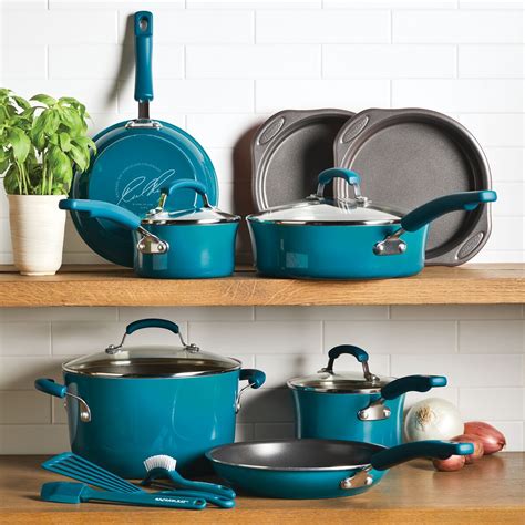 15 Piece Cookware Set Nonstick Rachael Ray