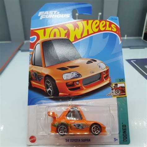 Hot Wheels Toyota Supra Tooned Fast And Furious Velozes E Furiosos