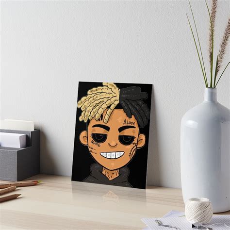 Xxxtentation Lengends Emo Rap Draw Cartoon Art Board Print By