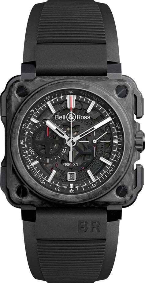 Bell Ross Br X Skeleton Chronograph Carbon Forg Time Transformed