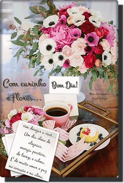 Foto animação Bom dia flores Lindas msgs Mensagens de bom dia