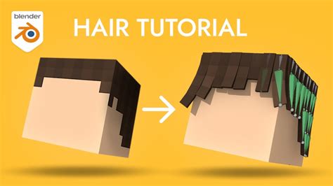 How To Model And Add Physics To Your Minecraft Hair In Blender Youtube