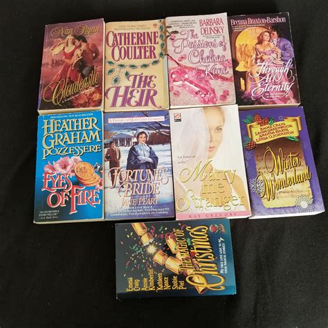 assorted  romance novels lot set   books  etsy
