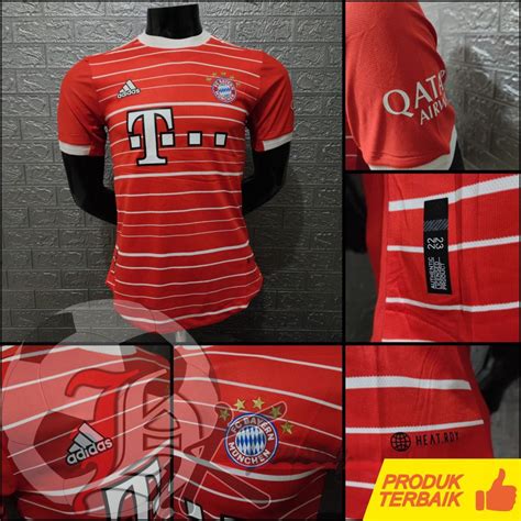 Jual Jersey Bola Bayern Munchen Home Player Issue Shopee