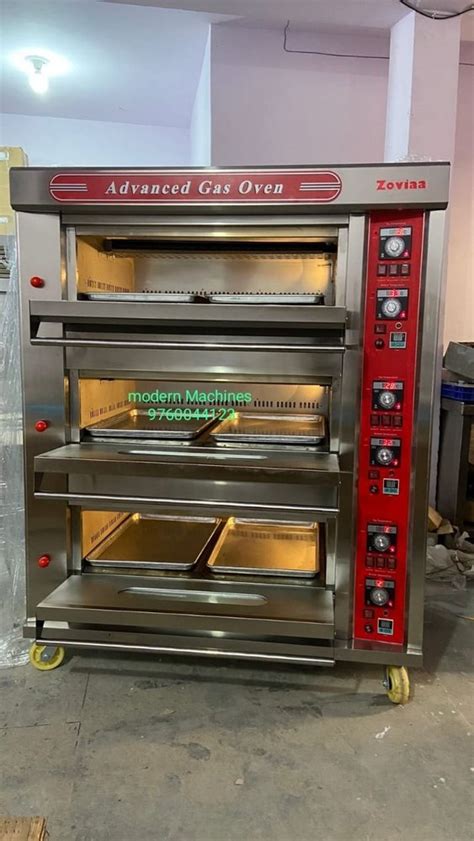 Bread Bun Triple Deck Gas Bakery Oven At Rs 130000 In Bareilly ID