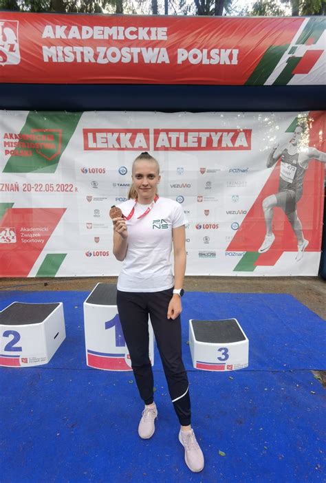 Brązowy medal w Akademickich Mistrzostwach Polski w lekkiej atletyce