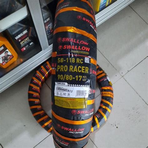 Jual BAN SWALLOW PRO RACER SB 118RC 90 80 RING 17 TUBELESS SOFT