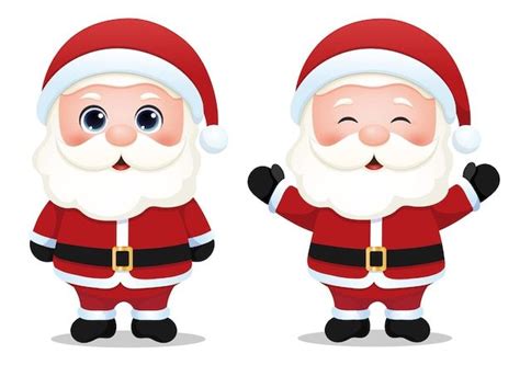 Premium Vector Merry Christmas Cute Santa Claus Vector Illustration