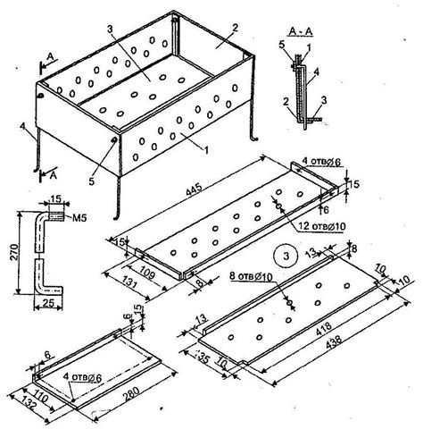Деревянная подставка-столик к барбекю или мангалу