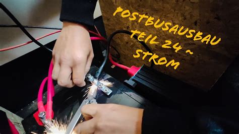 Postbus DHL Koffer Ausbauen Teil 24 Strom YouTube