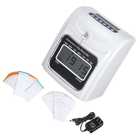 Attendance Machine English Punch Time Clock Office Necessity Clocks