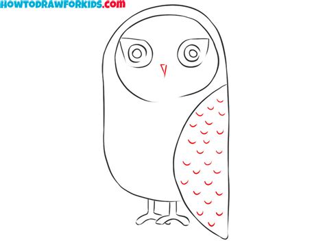 How To Draw A Snowy Owl