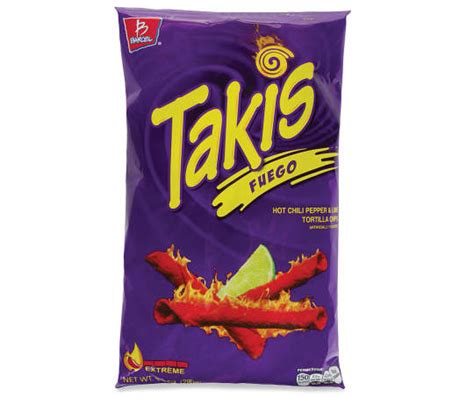 Barcel Takis Fuego Hot Pepper And Lime Tortilla Chips 99 Oz Big Lots