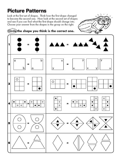 Math Analogies Worksheets Activity Shelter