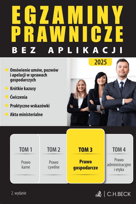 Egzaminy Prawnicze Bez Aplikacji 2025 Tom 3 Prawo Gospodarcze