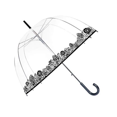 Parapluie Transparent Dentelle Noire Parapluie Transparent Rue Du