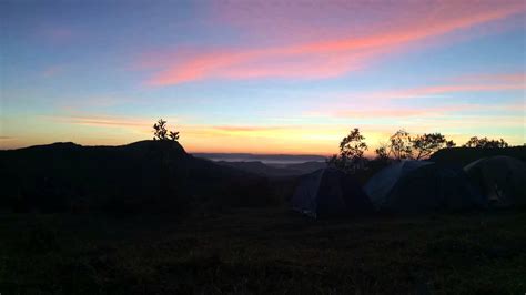 Time Lapse Do Nascer Sol No Acampamento Na Serra YouTube