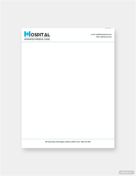 Editable Hospital Letterhead Templates in PDF to Download