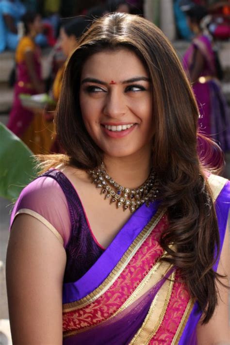 Actress Hansika Motwani Latest Hot Yellow Saree Photos Tollywood Stars