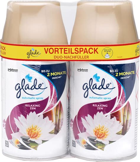 Glade Brise Lot De Recharges Pour D Sodorisant Automatique Ml