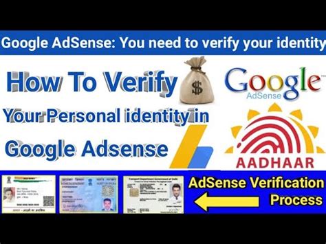 How To Verify Your Personal Identity In Google Adsense With ID Card Or