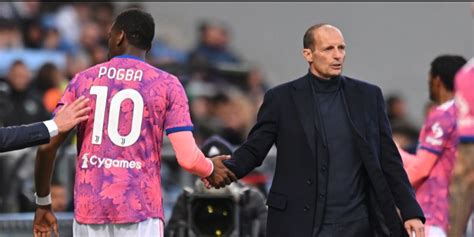 Pogba L Omaggio Ad Allegri L Immagine Iconica La Fine Dei Grandi