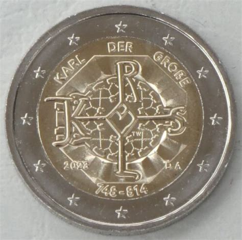 2 Euro Gedenkmünze Deutschland A 2023 Karl der Große unz eBay